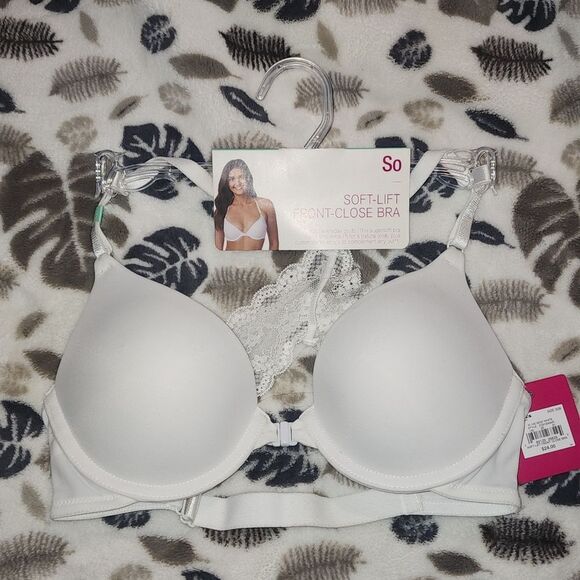 Juniors SO Front-close Racerback Bra Size 32B - Picture 1 of 8